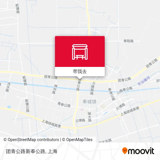 团青公路新奉公路地图