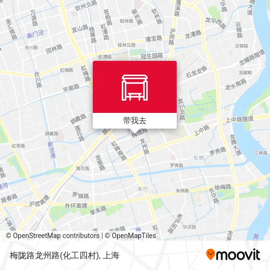 梅陇路龙州路(化工四村)地图