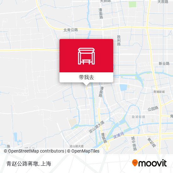 青赵公路蒋墩地图