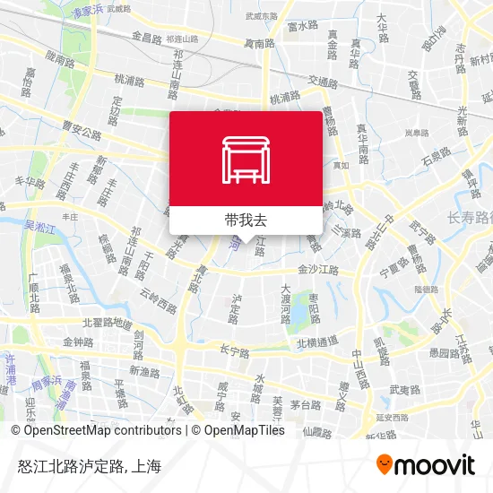 怒江北路泸定路地图