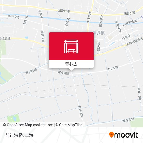 前进港桥地图