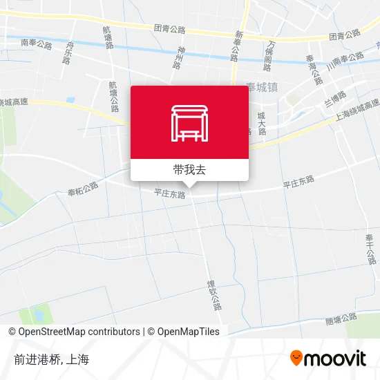 前进港桥地图