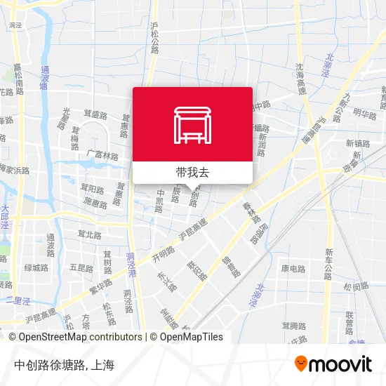 中创路徐塘路地图