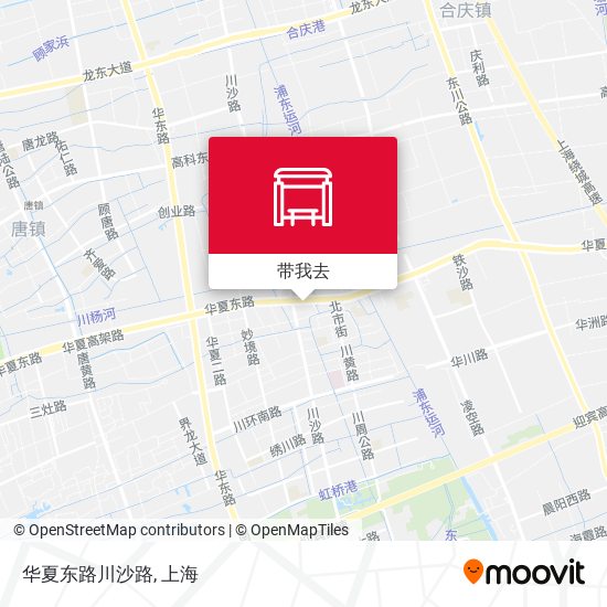 华夏东路川沙路地图