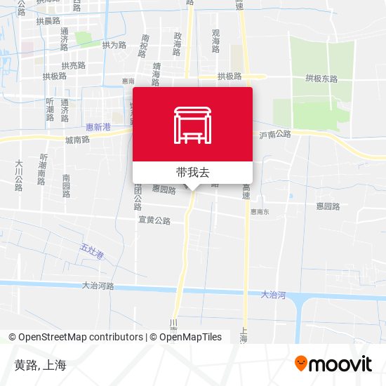 黄路地图