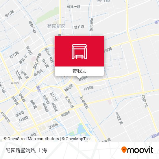 迎园路墅沟路地图