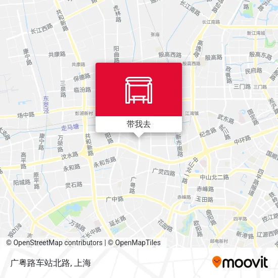 广粤路车站北路地图