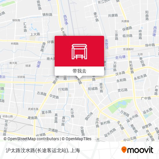 沪太路汶水路(长途客运北站)地图