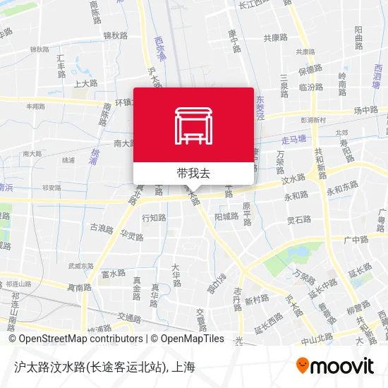 沪太路汶水路(长途客运北站)地图
