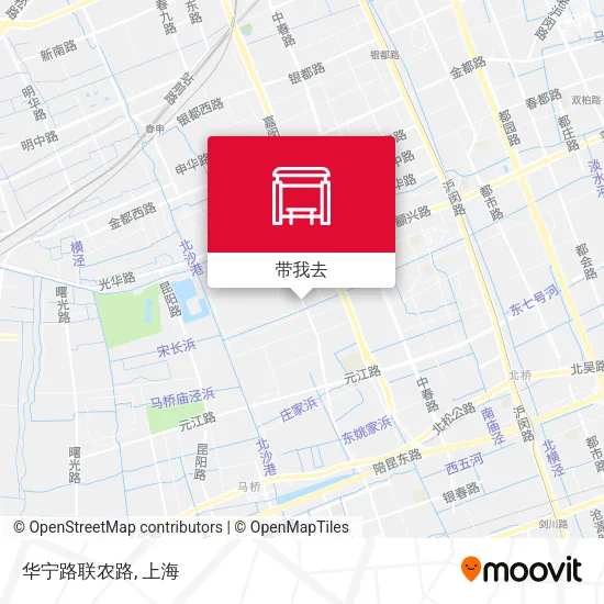 华宁路联农路地图