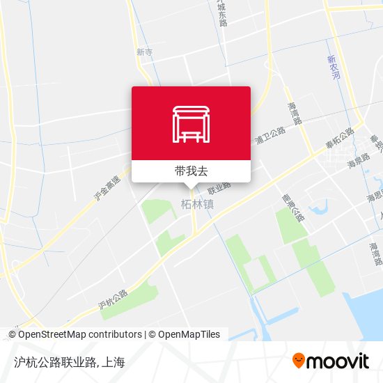 沪杭公路联业路地图