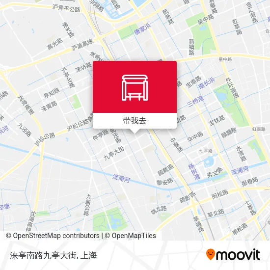 涞亭南路九亭大街地图