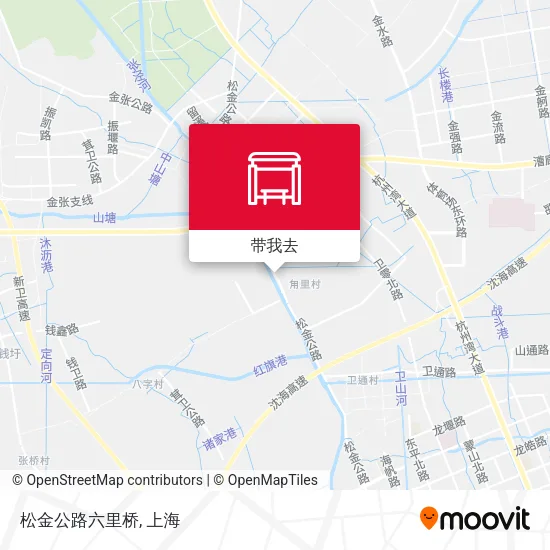 松金公路六里桥地图