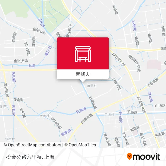 松金公路六里桥地图
