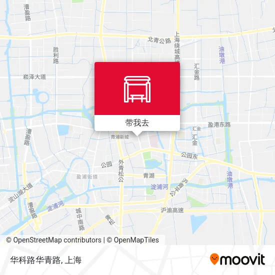 华科路华青路地图