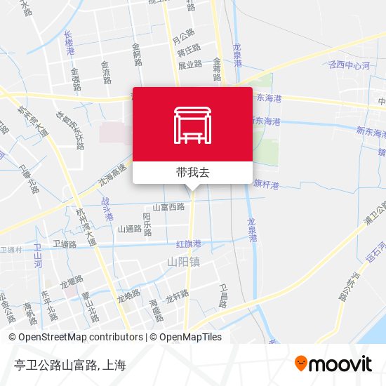 亭卫公路山富路地图