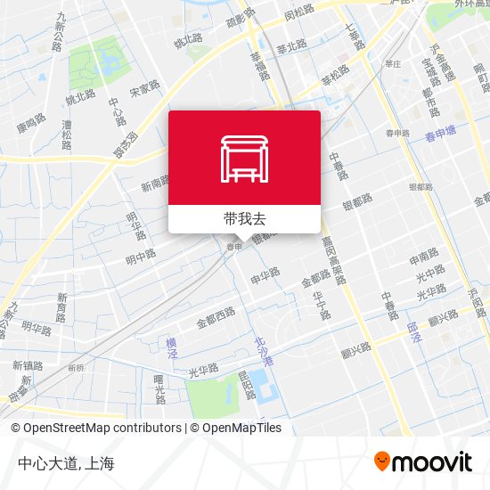 中心大道地图