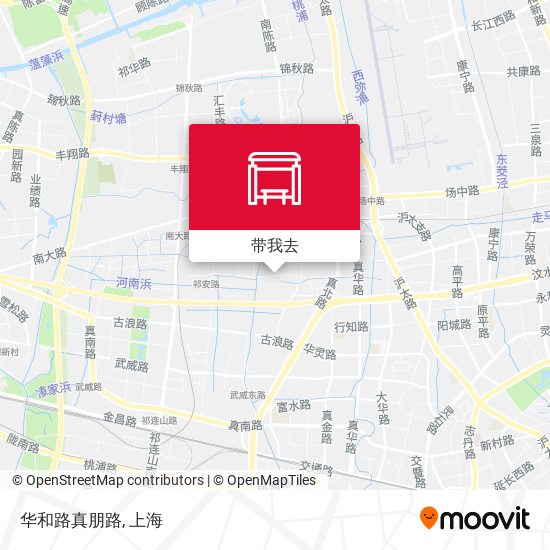 华和路真朋路地图