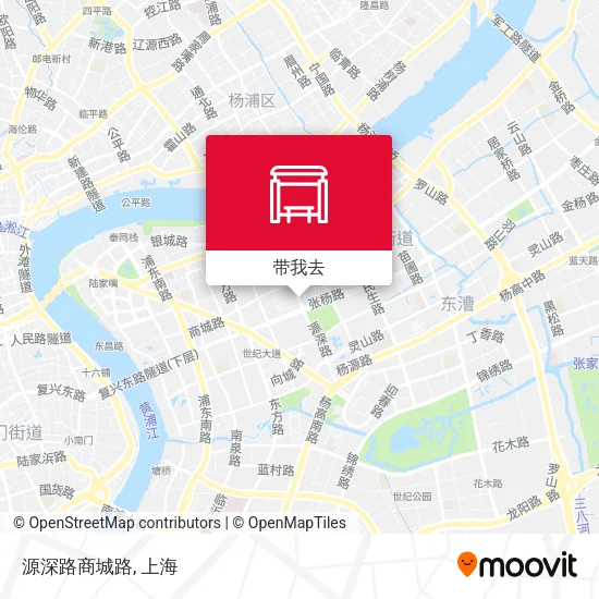 源深路商城路地图