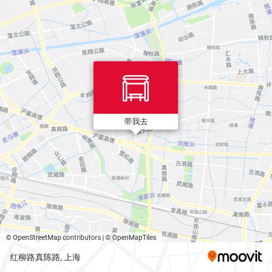 红柳路真陈路地图