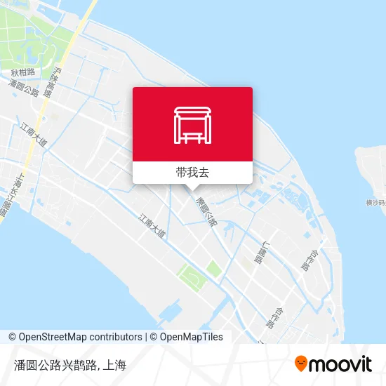 潘圆公路兴鹊路地图