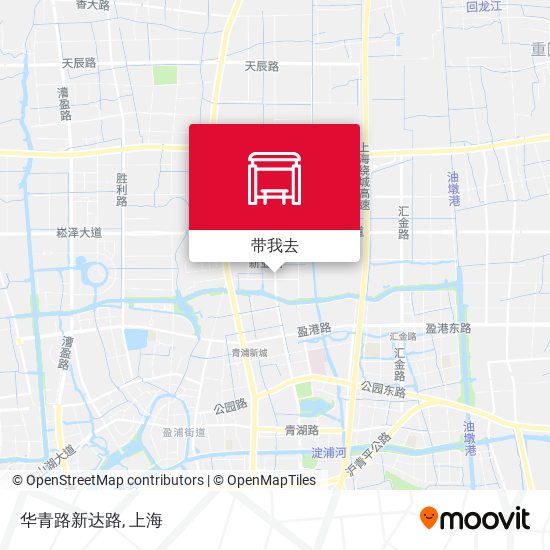 华青路新达路地图