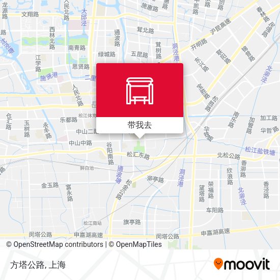 方塔公路地图