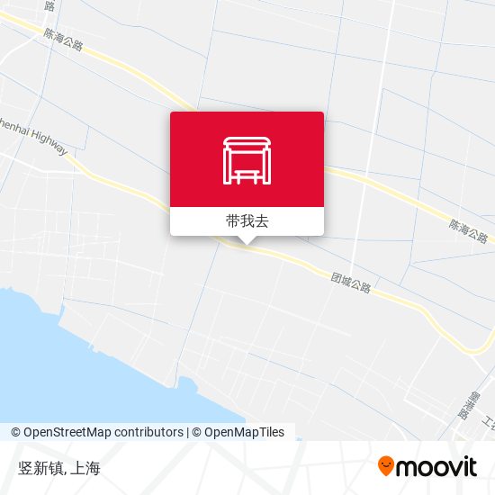 竖新镇地图