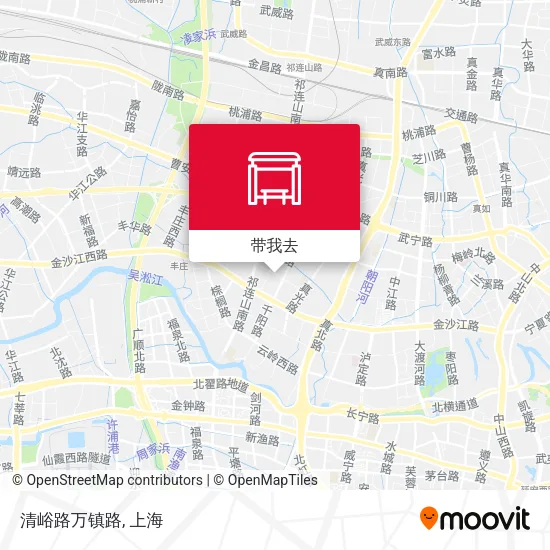 清峪路万镇路地图