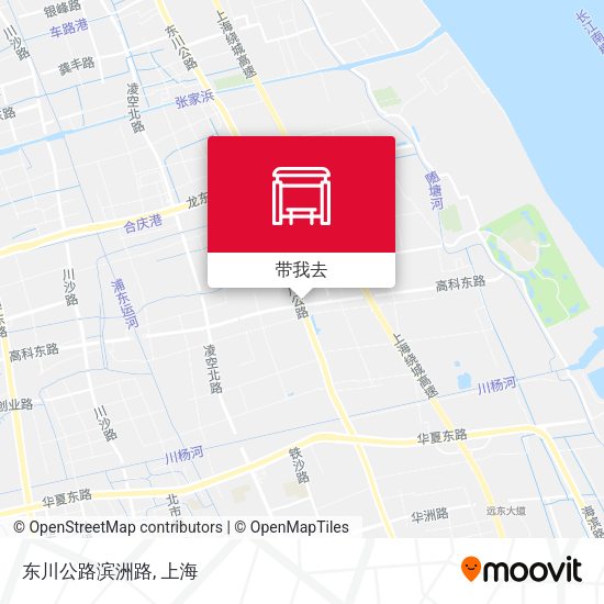 东川公路滨洲路地图