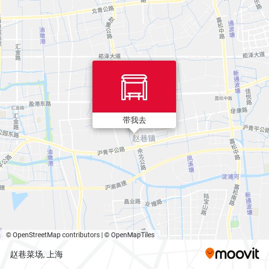 赵巷菜场地图