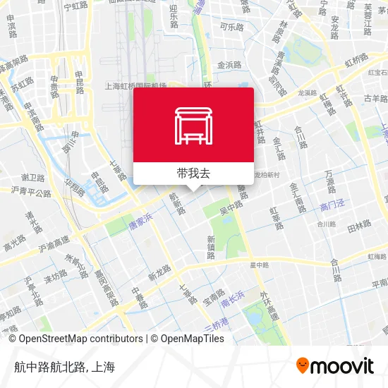 航中路航北路地图