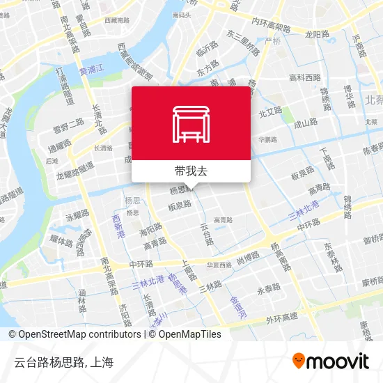 云台路杨思路地图
