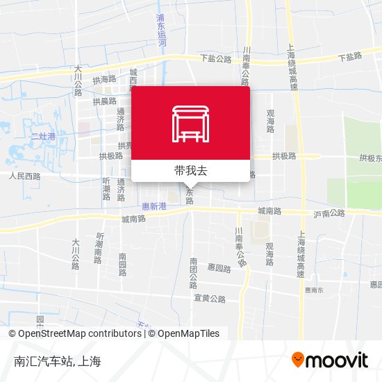 南汇汽车站地图