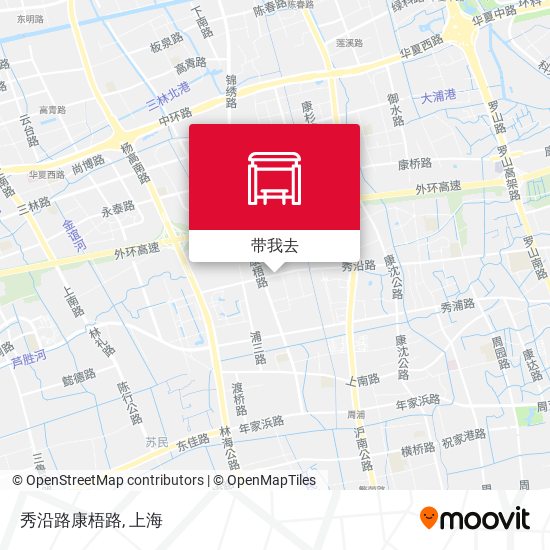 秀沿路康梧路地图