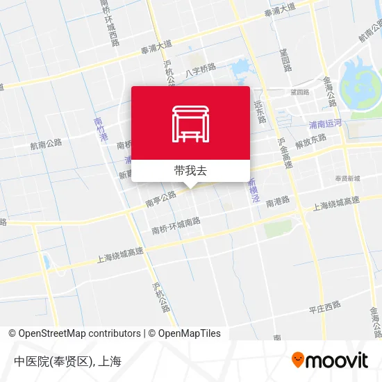 中医院(奉贤区)地图