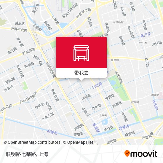 联明路七莘路地图
