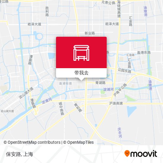 保安路地图