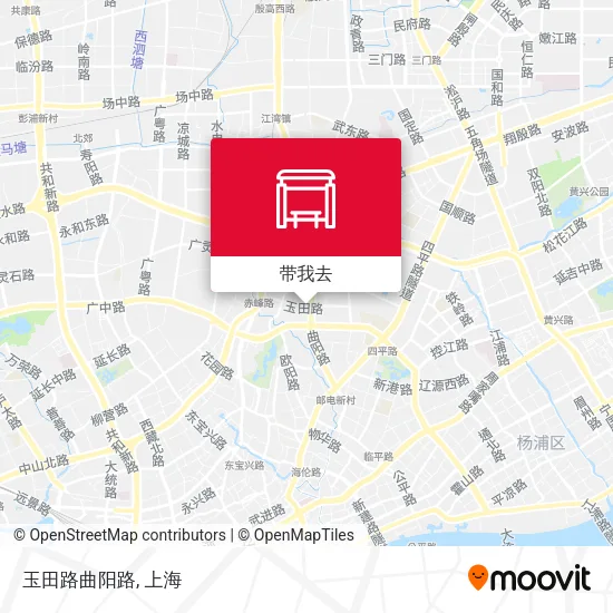 玉田路曲阳路地图