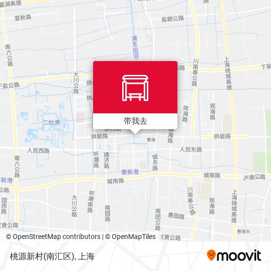 桃源新村(南汇区)地图