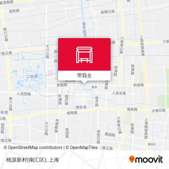 桃源新村(南汇区)地图