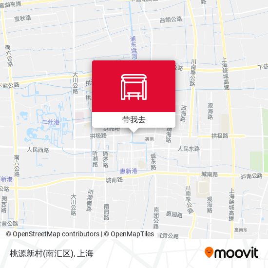 桃源新村(南汇区)地图
