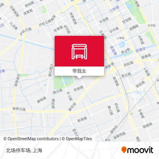北场停车场地图