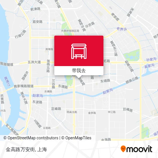 金高路万安街地图