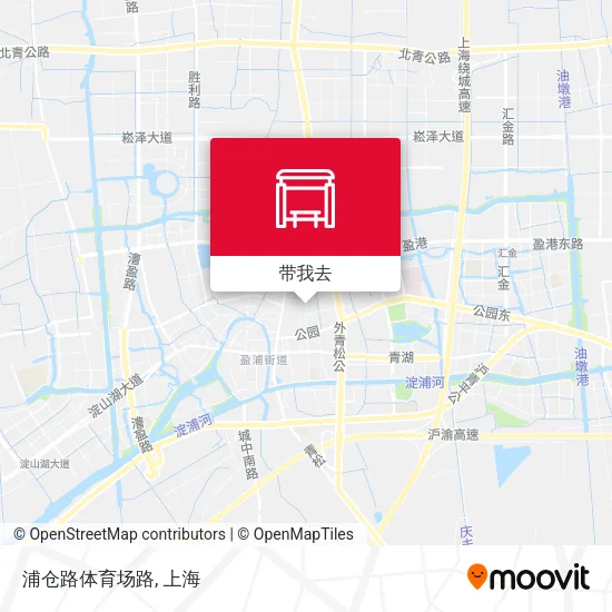 浦仓路体育场路地图