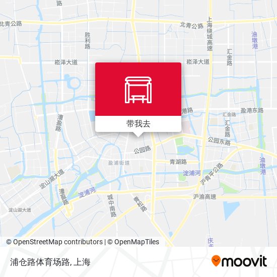 浦仓路体育场路地图