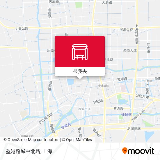盈港路城中北路地图