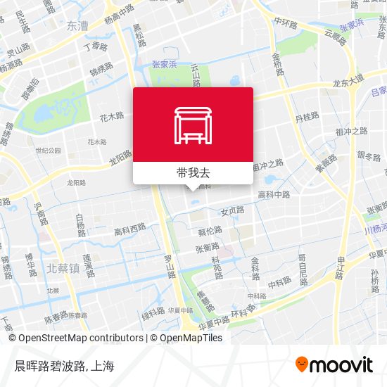 晨晖路碧波路地图