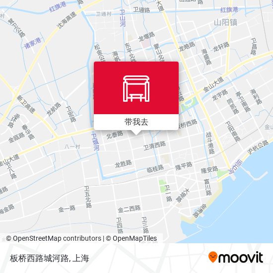 板桥西路城河路地图