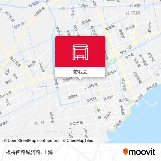 板桥西路城河路地图